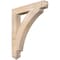 Ekena Millwork Thorton Arts & Crafts Smooth Bracket, Douglas Fir, 3 1/2"W x 24"D x 28"H BKT04X24X28THR03SDF - alternate 1